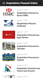Mobile Screenshot of emprestimopessoalonline.com
